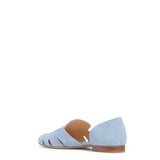 GABRIELA HEARST - Rory Flat Shoe in Stone Blue Suede