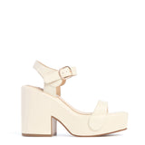 GABRIELA HEARST - Iris Platform Sandal in Cream Nappa Leather