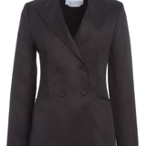 GABRIELA HEARST - Brett Blazer in Black Textured Linen