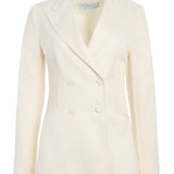 GABRIELA HEARST - Brett Blazer in Ivory Textured Linen