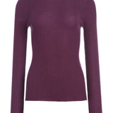 GABRIELA HEARST - Browning Knit Sweater in Italian Plum Cashmere Silk