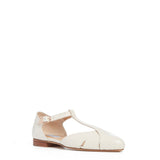 GABRIELA HEARST - Harlow Ballerina Flat Shoe in Cream Leather