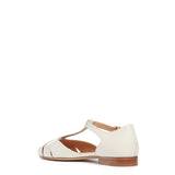 GABRIELA HEARST - Harlow Ballerina Flat Shoe in Cream Leather