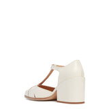 GABRIELA HEARST - Hawes T-Strap Heel in Cream Leather