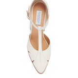 GABRIELA HEARST - Hawes T-Strap Heel in Cream Leather