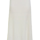 GABRIELA HEARST - Aurora Knit Maxi Skirt in Ivory Merino Wool