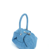 GABRIELA HEARST - Demi Bag in Light Blue Recycled Cotton Linen Denim