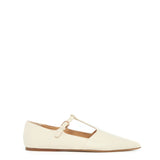 GABRIELA HEARST - Lola Ballerina Flat Shoe in Cream Nappa Leather