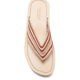 GABRIELA HEARST - Clemence Crochet Flip Flop in Pink Multi Cotton