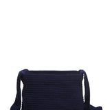 GABRIELA HEARST - Crossover Knit Bag in Navy Cashmere