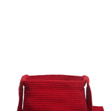 GABRIELA HEARST - Crossover Knit Bag in Red Cashmere