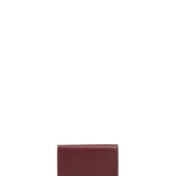 GABRIELA HEARST - Compact Flat Wallet in Bordeaux & Pink Leather