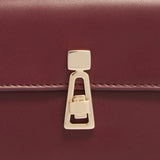 GABRIELA HEARST - Compact Flat Wallet in Bordeaux & Pink Leather