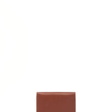 GABRIELA HEARST - Compact Flat Wallet in Cognac Leather