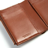 GABRIELA HEARST - Compact Flat Wallet in Cognac Leather