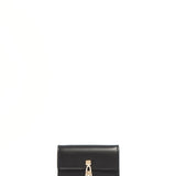 GABRIELA HEARST - Compact Flat Wallet in Black Leather