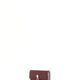 GABRIELA HEARST - Concerta Card Wallet in Bordeaux & Pink Leather