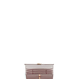 GABRIELA HEARST - Concerta Card Wallet in Bordeaux & Pink Leather