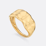 BROCHU WALKER - Golden Waves Molten Band Ring