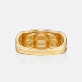 BROCHU WALKER - Golden Waves Molten Band Ring