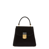 Veronica Beard - Velvet Crest Lock Top Handle Bag