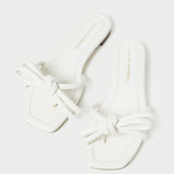 Roeffler Randall - Hadley White Bow Sandal