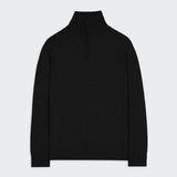 Guest In Residence - Half Zip Turtleneck - Black