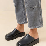 Roeffler Randall - Haven Black Leather Mule