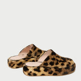 Roeffler Randall - Haven Leopard Velvet Mule