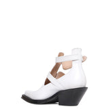 GABRIELA HEARST - Castro Ankle Boot in Pearlized White Leather