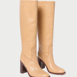 Roeffler Randall - Heidi Khaki Leather Tall Boot