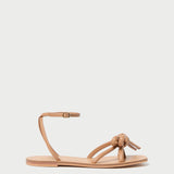 Roeffler Randall - Henriette Dune Leather Bow Sandal