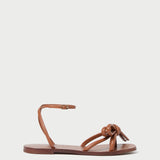 Roeffler Randall - Henriette Timber Leather Bow Sandal