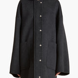 Khaite - Hessner Coat in Charcoal