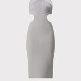 Herve Leger - HERVÉ LÉGER X LAW ROACH DAYA Sheer Layered Midi Dress