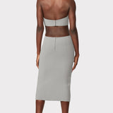 Herve Leger - HERVÉ LÉGER X LAW ROACH DAYA Sheer Layered Midi Dress