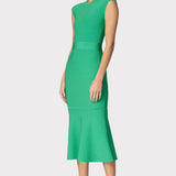 Herve Leger - MILANO CAP SLEEVE MIDI DRESS