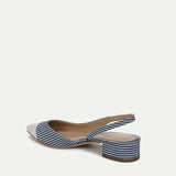 Veronica Beard - Cecile Denim Cap-Toe Slingback