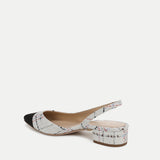 Veronica Beard - Cecile Tweed Cap-Toe Slingback