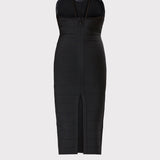 Herve Leger - ICON STRAPPY SWEETHEART MIDI DRESS