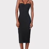 Herve Leger - ICON STRAPPY SWEETHEART MIDI DRESS