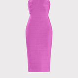 Herve Leger - ICON STRAPPY SWEETHEART MIDI DRESS