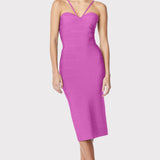 Herve Leger - ICON STRAPPY SWEETHEART MIDI DRESS