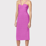 Herve Leger - ICON STRAPPY SWEETHEART MIDI DRESS