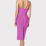 Herve Leger - ICON STRAPPY SWEETHEART MIDI DRESS