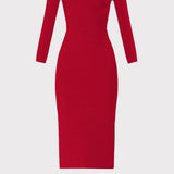 Herve Leger - ICON SCOOP NECK MIDI DRESS