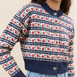 Roeffler Randall - Idris Intarsia Cardigan