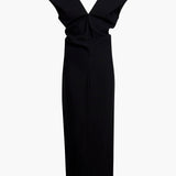 Khaite - Ima Dress in Black Wool