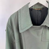 Dolce & Gabbana Khaki Green Menswear Belted Trench Coat Size IT 50 (UK 40)