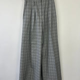 Zimmermann Grey, Black Check Double Breasted Jacket and Tailored Belted Trousers Set Size 0 (UK 6)